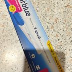 Сегодня сделала тест который за пять дней до задержки можно,но и