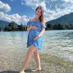 Со вторй беременностью животик намного больше растет) нам сегодн