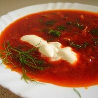 Тарелочка Борща